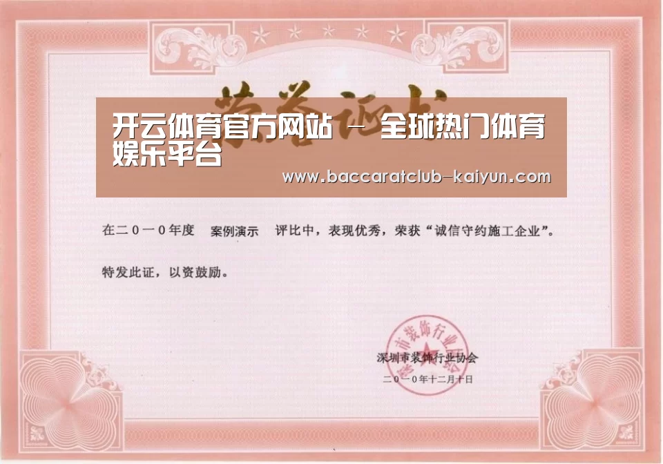 荣誉证书二